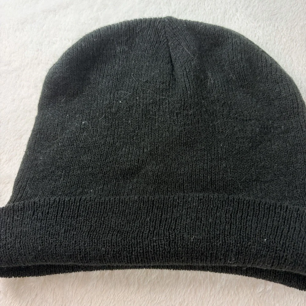 Lot of 3 Winter Beanie Hats Georgia Bulldogs Camo Deer Stag Plain Black Unisex